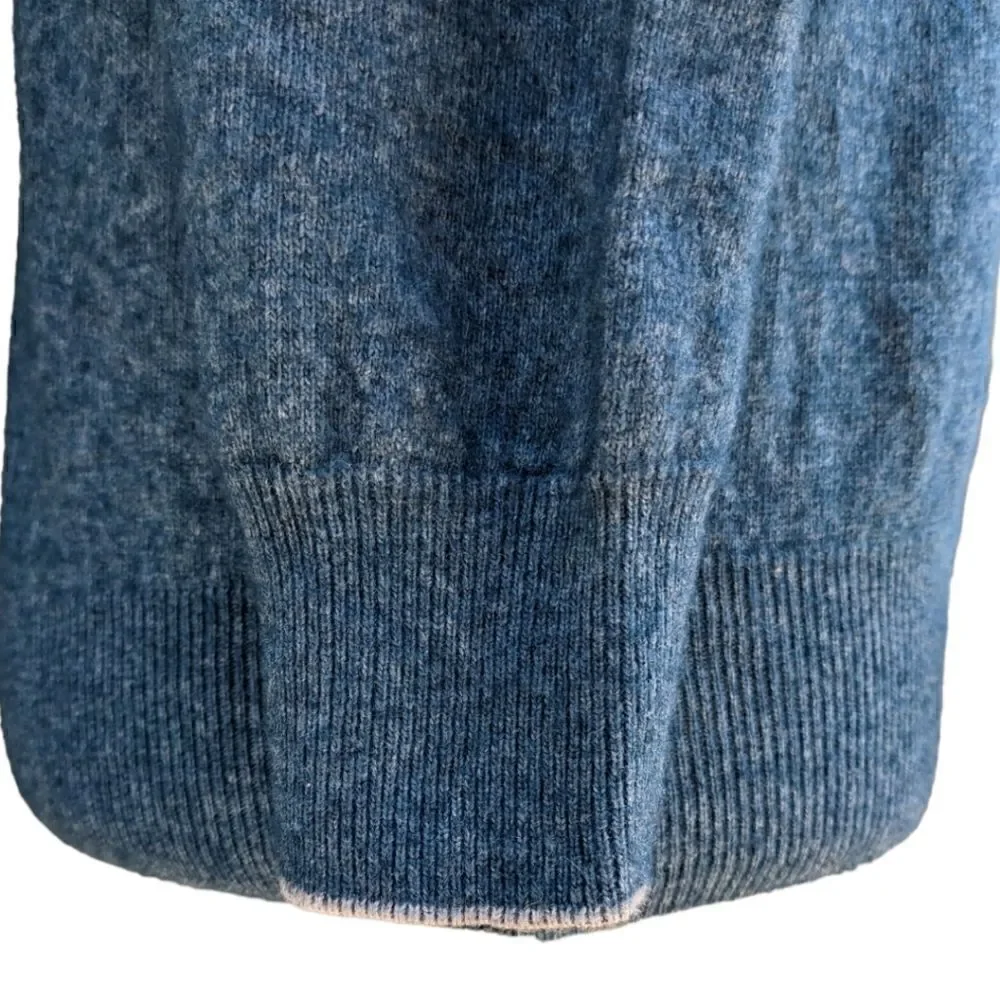 Eredi Pisano Roma Men's Blue Cashmere Wool Blend Crewneck Sweater Size XS